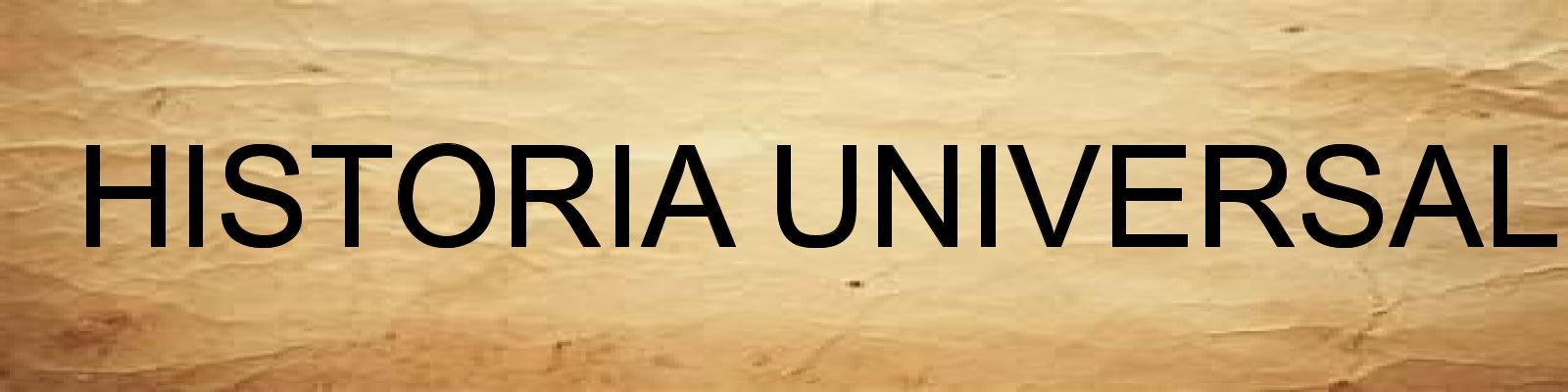 Historia Universal
